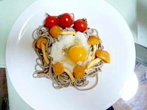 なめこおろし冷やしそば